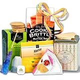 Tea & Cookies Gift Basket Stack