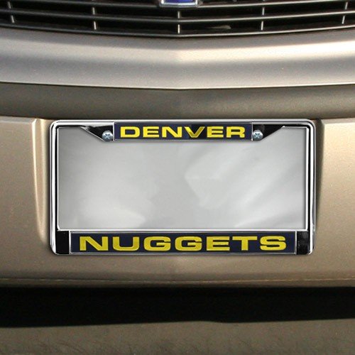 NBA Denver Nuggets Chrome License Plate Frame-