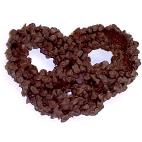Scott's Cakes Dark Chocolate Covered Pretzels with Chocolate Chips in a 1/2 lb. Decorative Box