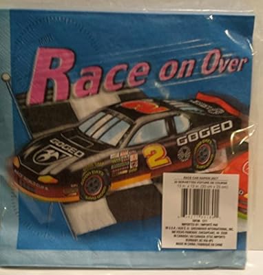 Party! NASCAR Stock Car Race Birthday Party Luncheon Napkins (20)