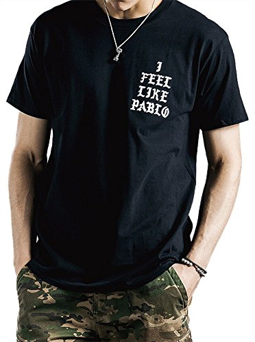 MASKAZU Men's I Feel Like Pablo Short Sleeve T Shirt