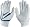 2008 Nike Diamond Elite VI Batting Glove - White/Royal - Large