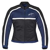 Alpinestars Stella Breeze Air Flo Women's Textile Street Racing Motorcycle Jacket - Color: Blue, Size: Large