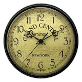 Geneva 9-Inch Plastic Wall Clock