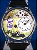 Soccer Silver Watch