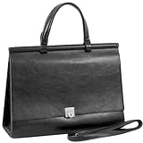 Woman Designer Briefcase Business Bag Handbag Black