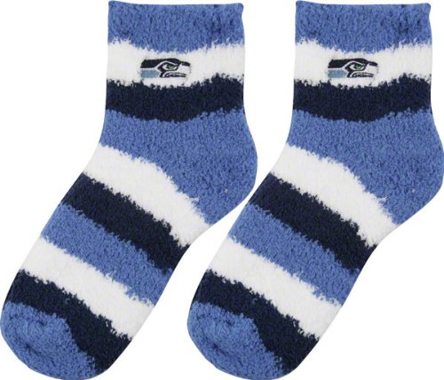 Seattle Seahawks Women's Pro Stripe Sleep Soft Socks