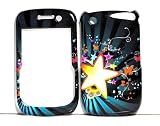 Flying Star & Butterfly Snap on Hard Skin Faceplate Cover Case for Blackberry Curve 8520 8530