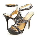 Michael Antonio Fara Heels Black 6 Black