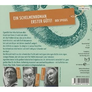 Der Hundertjährige, der aus dem Fenster stieg und verschwand: Das Hörspiel