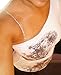 No Sew, No Slip, Two Row Rhinestone Replacement Bra Straps, Multi-Styling by Pin Straps
