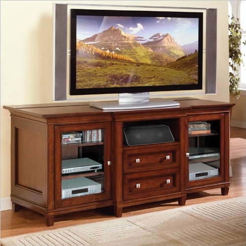 Cheap Buy Kathy Ireland Home by Martin Furniture Bradley Wood Plasma TV Stand in Cherry