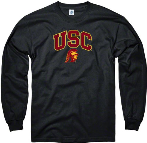 USC Trojans Youth Black Perennial II Long Sleeve T-Shirt