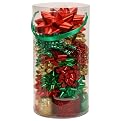 Bow and Ribbon Tub - Red/Green/Gold