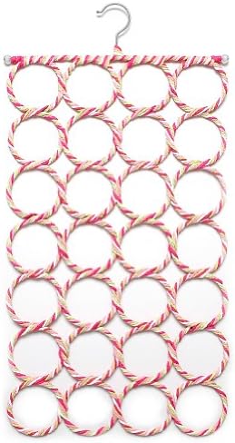 SoooKu Multi-function 28 Holes Ring Rope Belt / Tie / Scarf Hanger Closet Organizer (1)