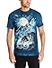 The Mountain Wolf Night Symphony Adult T-Shirt, Blue, Medium