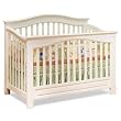 White Atlantic Furniture Windsor 4-in-1 Convertible Wood Baby Crib