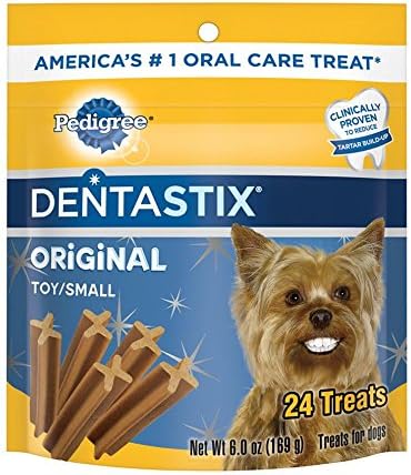 PEDIGREE DENTASTIX Original Mini Treats for Dogs - 6 oz. 24 Count (Pack of 7)