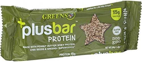2Pack! Greens Plus Plusbar Protein Bar - Whey Krisp - 1.76 oz Bars - Case of 12