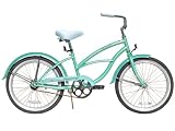 Girls 20" Beach Cruiser Bicycle Firmstrong Urban Girl single speed - mint green