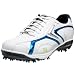 Callaway Men's Hyperbolic X Golf Shoe,White/Hyper Blue,13 M US