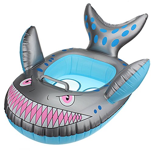 KINGSO Shark Shaped Baby Child Infant Kids Inflatable Swim Ring Tube Pool Seat Float Boat Raft 1PCS (In Random)
