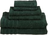 Ashley Mills 9104HUN Wash Cloth Set, Hunter