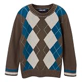 Toddler Boys' Cherokee Argyle Sweater - Blue