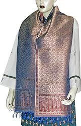 In Vogue Jacquard Silk Scarves for Women India Fashion