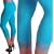EyeCatchClothing - Crop Leg Pull on Womens Leggings with Lace Detail