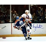 NHL Bryan Trottier Islanders vs Messier 16-by-20-Inch Photograph
