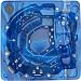 Image of Spa Guy Spas 8-Foot Comet 112 Jet Hot Tub