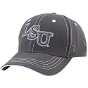 Zephyr LSU Tigers Charcoal Mystic Hat Fitted Hat