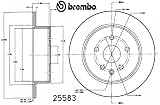 Brembo 25583 Rear Disc Brake Rotor