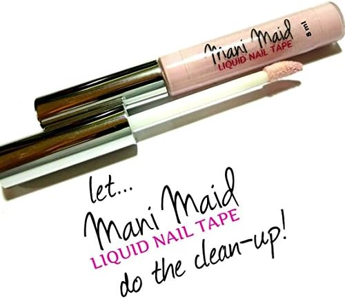Nail Trends USA Liquid Nail Tape Mani Maid Peel Off Nail Tape Odorless Ammonia Free