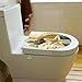 Hatop Toilet Seat Wall Sticker Decals Vinyl Art Wallpaper Removable Decor (E)