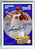Aaron Harang Autograph 2008 Upper Deck Baseball Heroes Card #49 & #/100 Signed ~ Cincinnati Reds / San Diego Padres / Los Angeles Dodgers