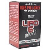 Weight Loss / Energy Supplements 60 Capsules Nutrex Lipo 6 Black Ultra Concentrate
