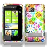 Green Pink Spring Flowers Design Snap on Rubberized Hard Skin Shell Cover C ....