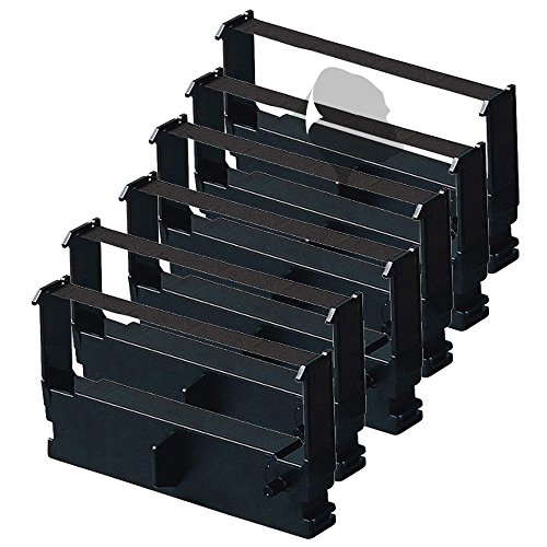 Gorilla Supply 6pack New Ink Ribbon ERC-32 for Epson M820 825 ERC32 NK500 (Black)