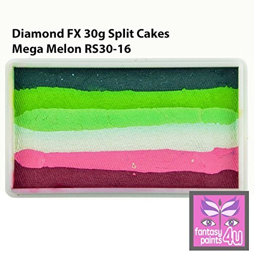 Diamond FX Split Cake, 30 gm - Small Mega Melon