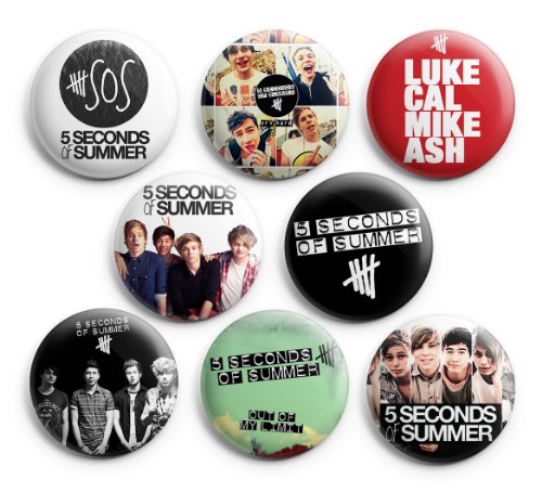 5 Seconds Of Summer Out of My Limit Pin Badge Buttons 1.25" Pinback 8pcs