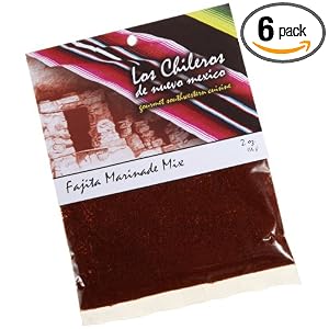 Los Chileros Fajita Marinade Mix, 2-Ounce Packages (Pack of 6) by Los Chileros