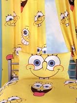 Spongebob Squarepants Expressions Curtains 72"