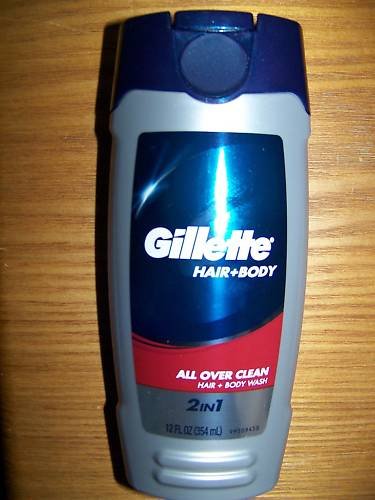 Gillette Hair + Body Wash, All Over Clean 12 fl oz (354 ml)