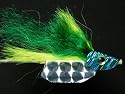 NEW FLIES Holographic Lazar Floating Head Tube & Trolling Turbulator Fly #173
