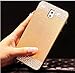 Galaxy Note 4 Case, Beauty Luxury Diamond Hybrid Glitter Bling Hard Shiny Sparkling with Crystal Rhinestone Metal Aluminum Back Cover Case for Samsung Galaxy Note 4 N9100 (Gold, Galaxy Note 4)