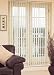 Cream Beige NATURAL STRIPE DESIGN Vertical - Blind / Blinds - 183 x 137cm