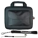 Coby Electronics TF-DVD7006 7-Inch Widescreen TFT Portable DVD Player Kroo Black Cube Case with side pocket + Includes a 4-Inch Determination Hand Strap