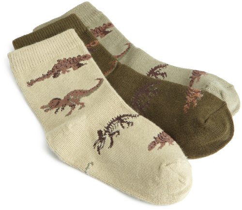 Country Kids Boys  Real Dinosaurs 3 Pack, Khaki, Taupe, Olive, 7-8